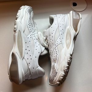 Valentino Garavani - white sneakers with silver studs - size 41